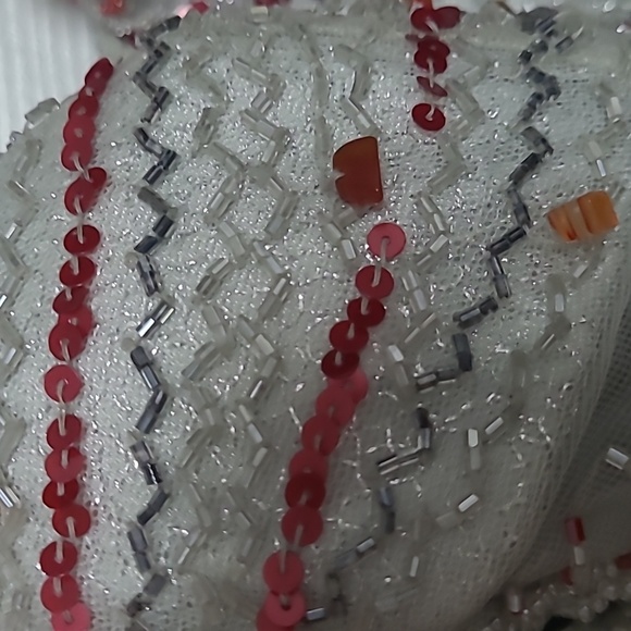 Tiffany's Designs baby blue beaded gown size 8 - Picture 2 of 14